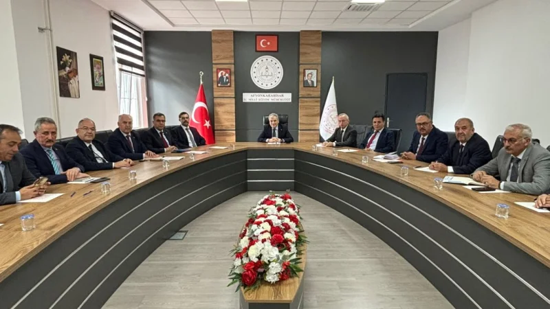 Afyonkarahisar'da Eğitim Faaliyetleri ve Maarif Modeli Değerlendirildi