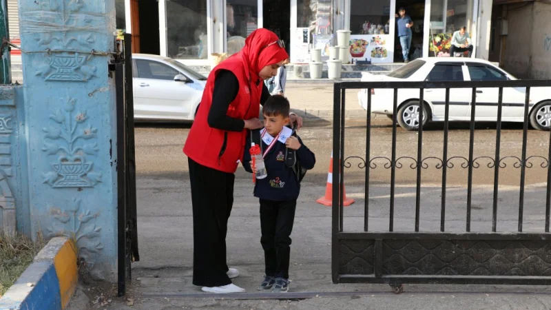Ağrı'da 409 okul bahçe görevlisi öğrencilerin güvenliği için sahada
