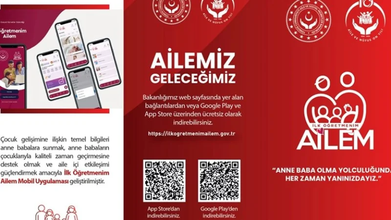 Aile ve Sosyal Hizmetler Bakanlığı'nın 'İlk Öğretmenim Ailem' uygulaması 2 milyon kullanıcıya ulaştı