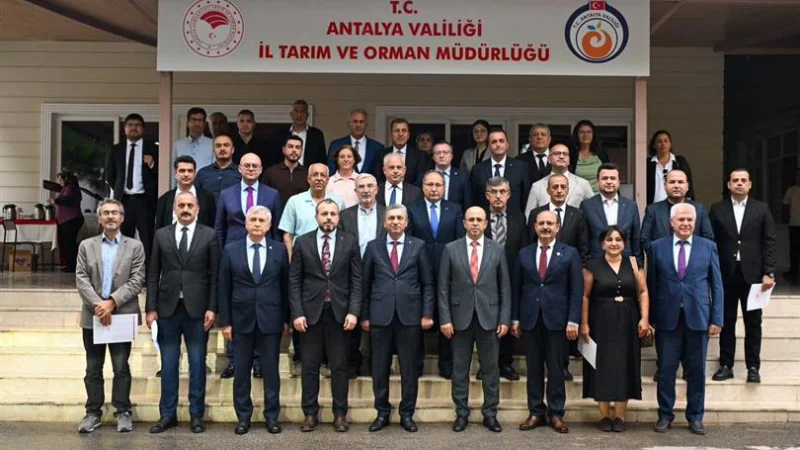 Antalya Havzası'nda Su Yönetimi İçin Kritik Toplantı