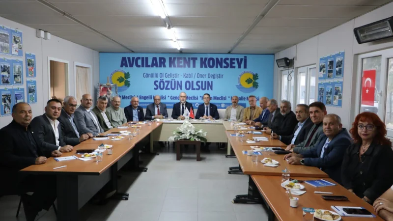Avcılar'da Kent Konseyi Toplantısı: Sivil Toplumla İş Birliği Vurgusu