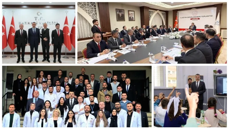 Bakan Yusuf Tekin Hakkari'de Eğitim Yatırımlarını İnceledi