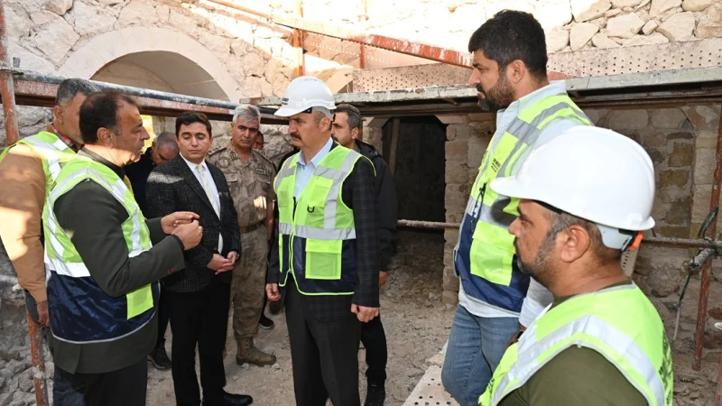 Batman'da Şeyh Hevinda Ziyaretgâhı'nda Restorasyon Çalışmaları Tamamlanıyor