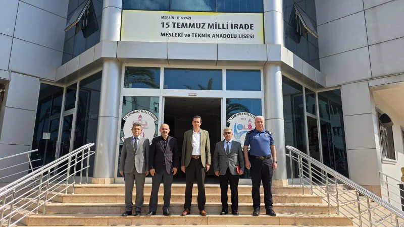 Bozyazı'da Okul Güvenliği İçin Denetim ve İnceleme