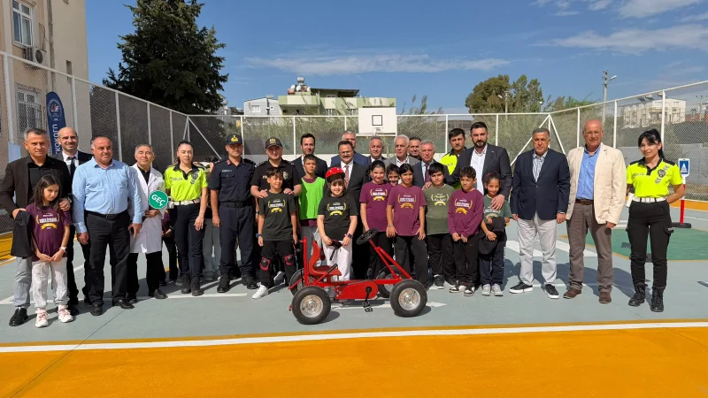 Çukurova'da Öğrencilere Trafik Bilinci Kazandıracak Parkur Hizmete Girdi