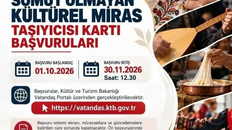 Denizli'de Kültürel Miras Taşıyıcıları İçin Başvuru Süreci Başladı