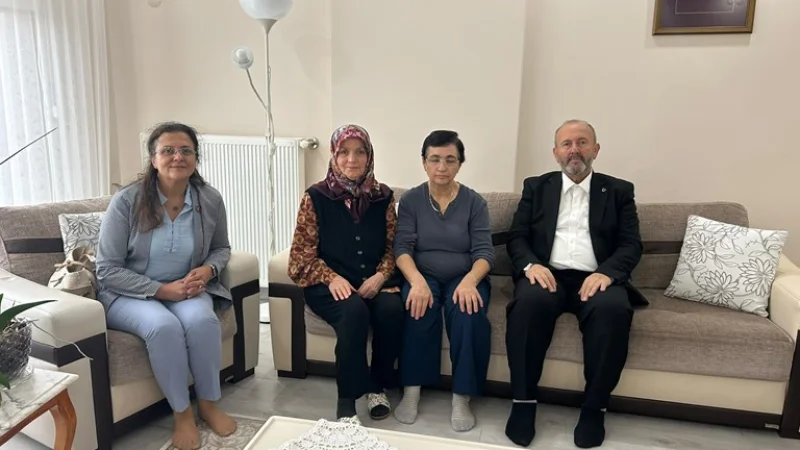 Edirne Aile ve Sosyal Hizmetler İl Müdürlüğü'nden Şehit Ailesine Ziyaret