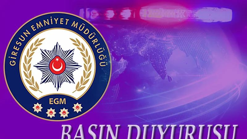 Giresun'da Narkotik Operasyonu: Bir Tutuklama