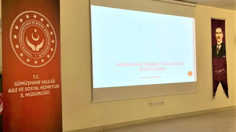 Gümüşhane'de Danışmanlık Tedbiri Yaygınlaştırma Eğitimi Başladı