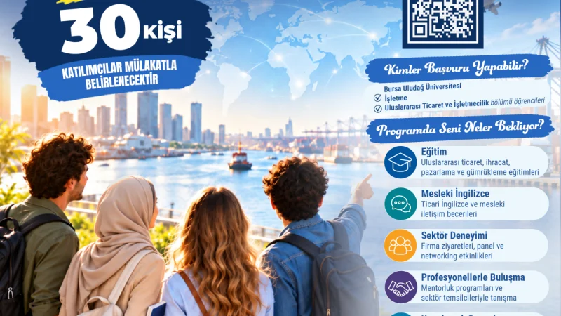 İnegöl'de Üniversiteliler İçin Uluslararası Ticarette Kariyer Fırsatı