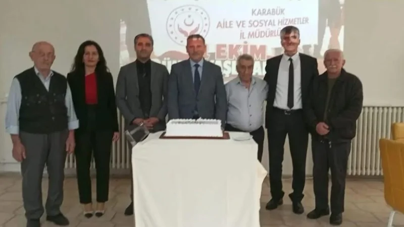 Karabük'te 1 Ekim Dünya Yaşlılar Günü Coşkuyla Kutlandı