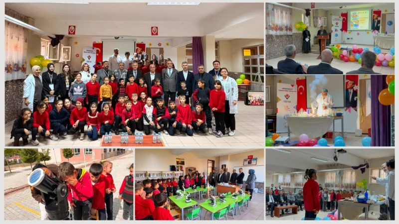 Konya'da Köy Okulu Öğrencileri 'KÖYBİLİMFEST' ile Bilimle Buluştu