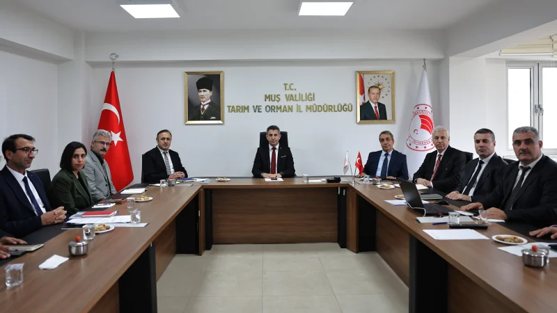 Muş'ta Tarımsal Üretim Planlaması ve Yeni Destekleme Modeli Masaya Yatırıldı