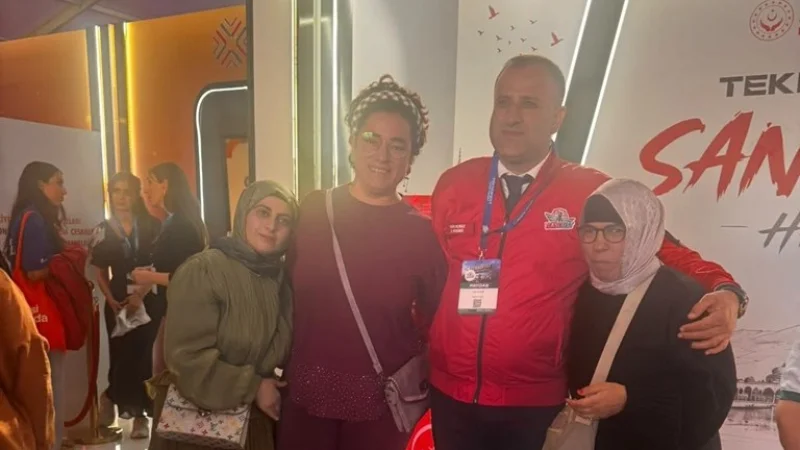 Şanlıurfa'da Özel Bireyler TEKNOFEST Heyecanını Yerinde Yaşadı