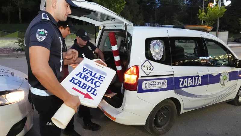 Şehitkamil Belediyesi'nden İzinsiz Vale Denetimi