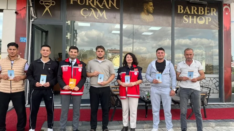 Tekirdağ'da Esnafa Yönelik 'Şiddetle Mücadele' Bilgilendirme Çalışmaları