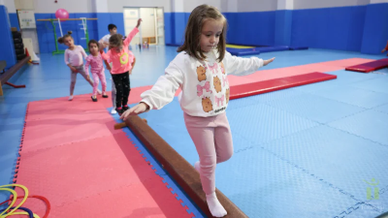 Tepebaşı'nda Minikler Jimnastik Eğitimleriyle Spora Adım Atıyor