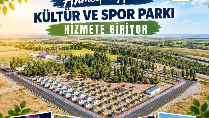 Ağrı'da Ahmed-i Hani Kültür ve Spor Parkı Kapılarını Açıyor
