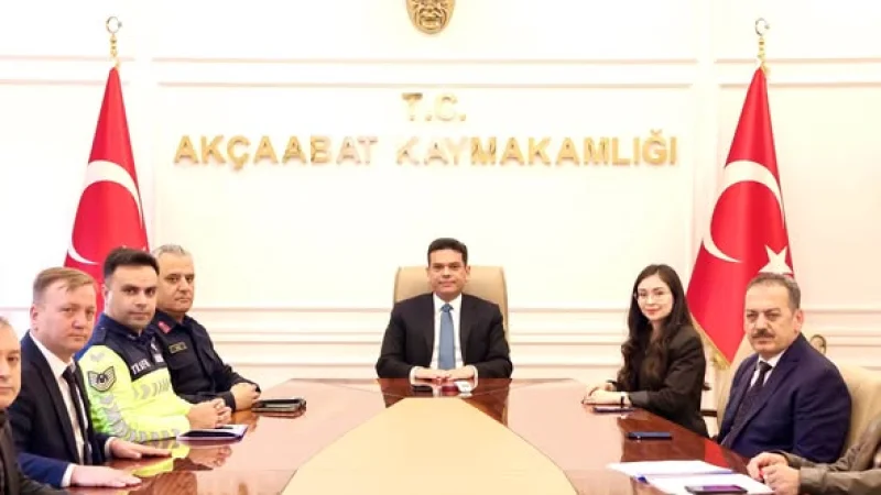 Akçaabat'ta Eğitim Güvenliği Yürütme Kurulu Toplantısı Gerçekleştirildi