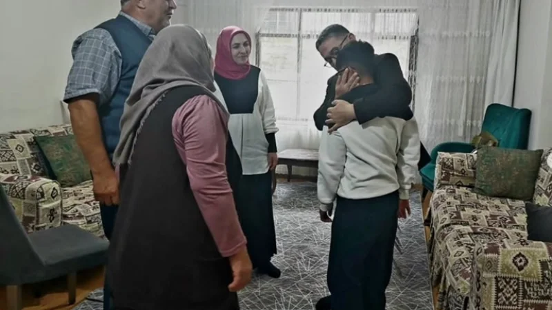 Amasya Aile ve Sosyal Hizmetler İl Müdürü Adem Yücel'den Koruyucu Aile Ziyareti