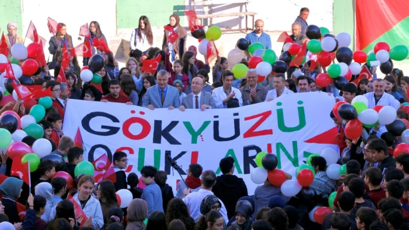 Amasya'daki Okullarda Gazze Farkındalık Etkinlikleri Düzenlendi