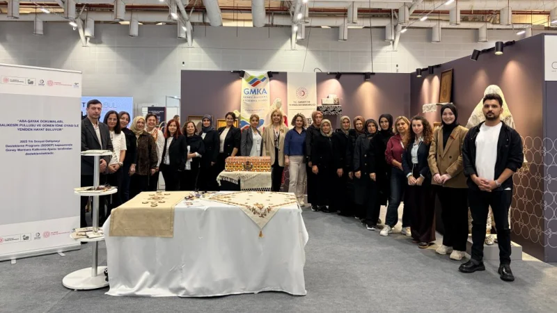 Balıkesir'in Geleneksel El Sanatları Craftİstanbul Fuarı'nda Vitrine Çıktı