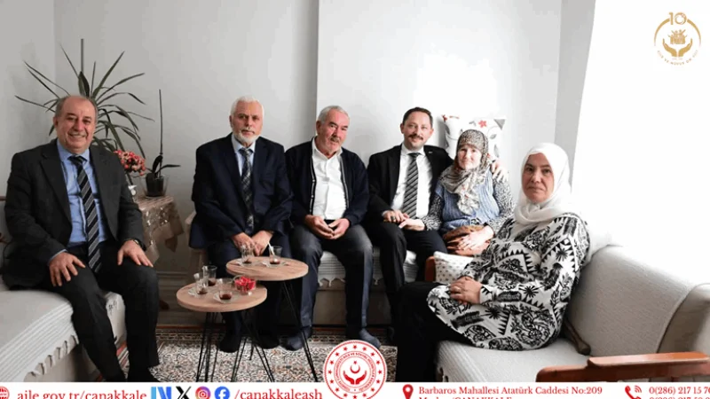 Biga'da 1 Ekim Dünya Yaşlılar Günü'nde Vefa Ziyareti