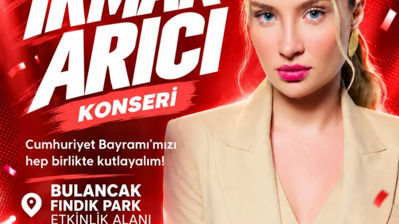 Bulancak'ta Cumhuriyet Bayramı Coşkusu Irmak Arıcı Konseriyle Kutlanacak