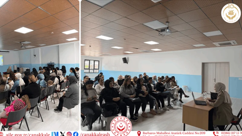 Çanakkale'de Velilere Yönelik 'Okul ve Aile' Eğitimi