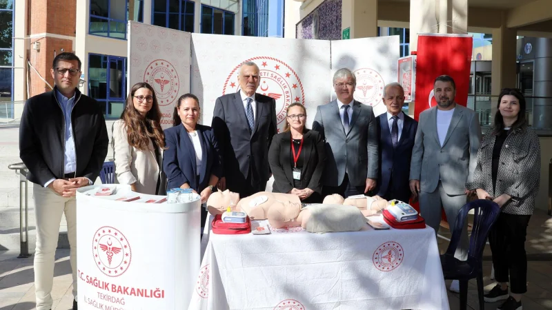 Çerkezköy'de Hayat Kurtaran OED Cihazı Tanıtıldı