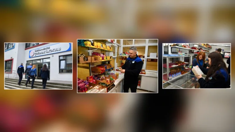 Giresun'da Okul Kantinlerinde Sıkı Zabıta Denetimi