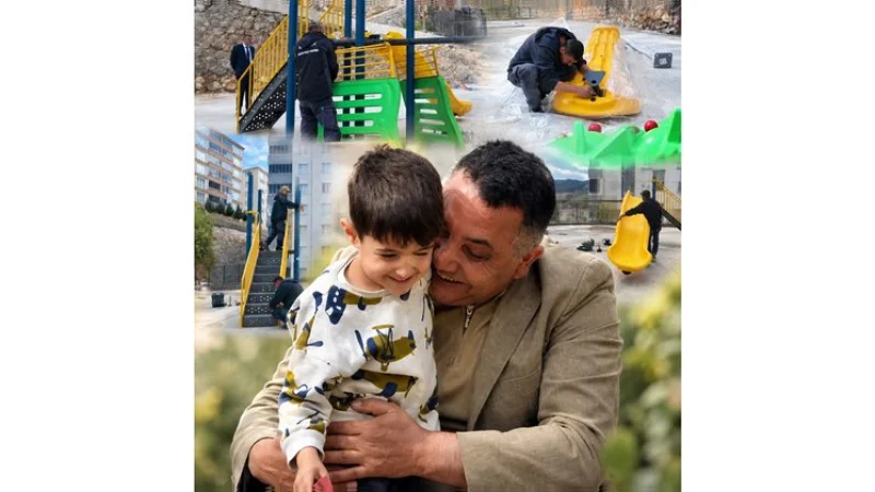 Gümüşhane Yeni Mahalle'de Yeni Çocuk Parkı İçin Çalışmalar Başladı