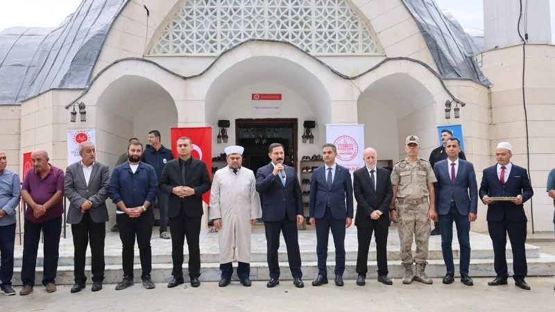 Hatay'ın Defne İlçesinde TOKİ Hz. Hasan Camii İbadete Açıldı