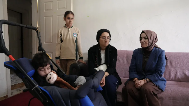 Kahramanmaraş'ta Serebral Palsi Hastalarına Özel Tertibatlı Puset Desteği