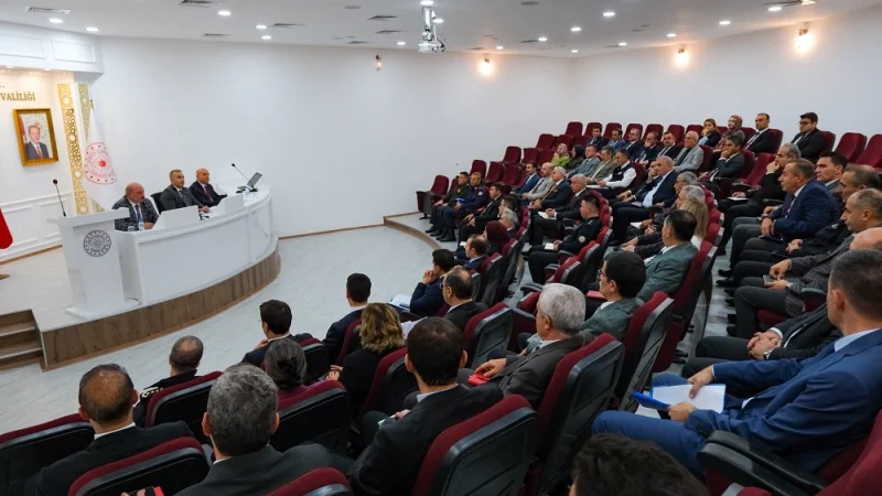 Karaman'da İl İdare Şube Başkanları Toplantısı Gerçekleştirildi