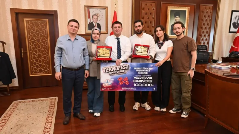 Kırıkkale Valisi Sarıibrahim, TEKNOFEST Şampiyonu SİRİUS Takımını Ağırladı