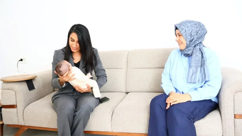 Kırklareli'nde Gazinin Bebek Sevinci Paylaşıldı