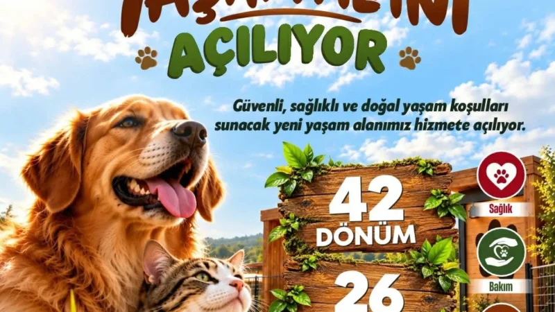 Lalapaşa'da Sokak Hayvanları İçin Yeni Yaşam Alanı Törenle Hizmete Girdi