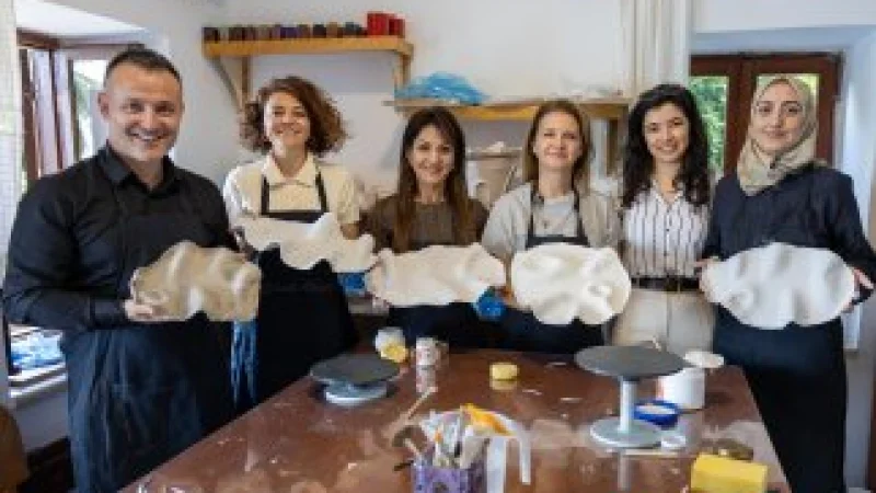 Manavgat Side Kültür Evi'nde Seramik Buluşması Gerçekleşti