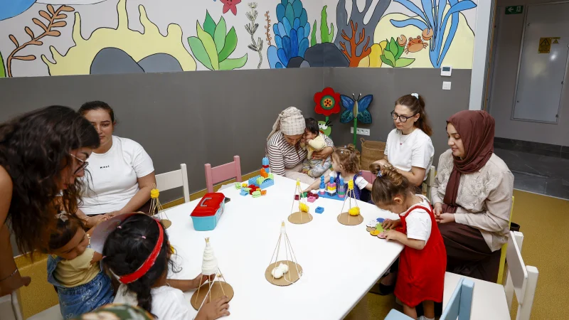 Mersin Büyükşehir Belediyesi Çocuk Kampüsleri’nde Minikler Oyunla Öğreniyor