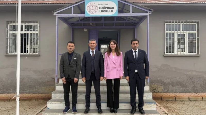 Muş İl Milli Eğitim Müdürü Abdulkadir Altay'dan Korkut'ta Okul Ziyaretleri