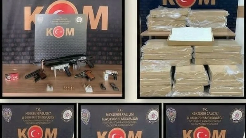 Nevşehir Emniyeti'nden Kaçakçılık ve Organize Suç Operasyonları