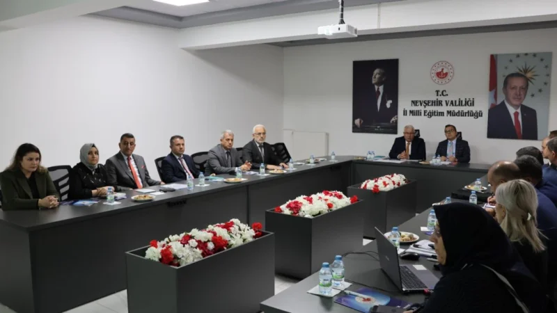 Nevşehir'de Eğitimde Akademik Başarı ve Yeni Projeler Masaya Yatırıldı