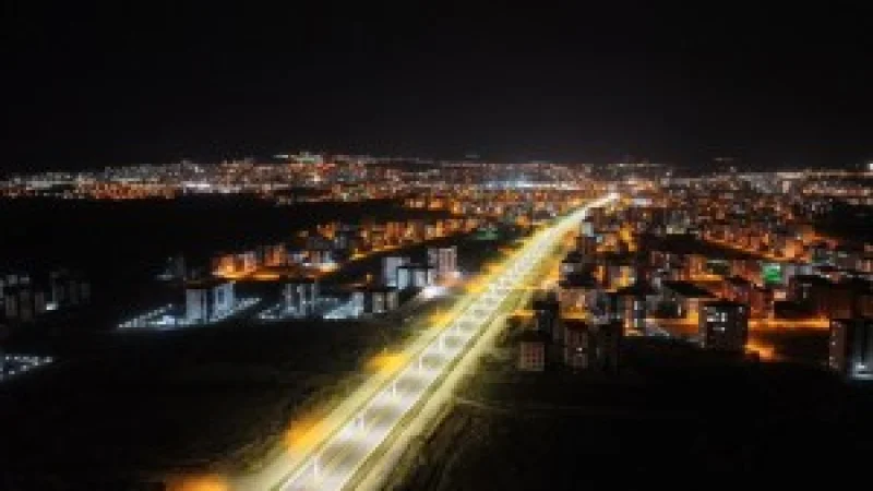 Polatlı'da Konya Yolu Aydınlatma Projesi Tamamlandı