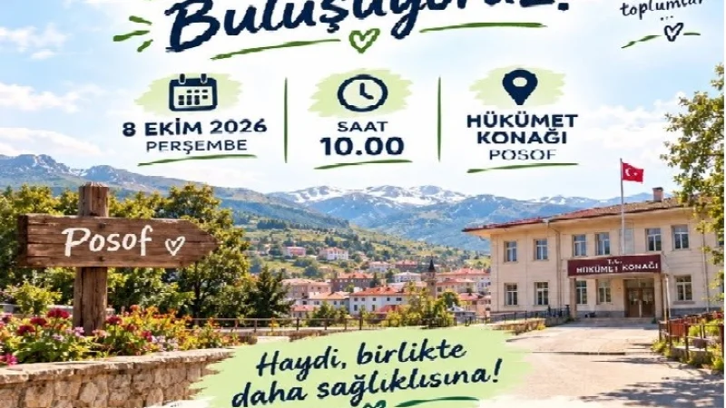 Posof'ta Sağlıklı Yaşam İçin Yürüyüş Düzenlenecek