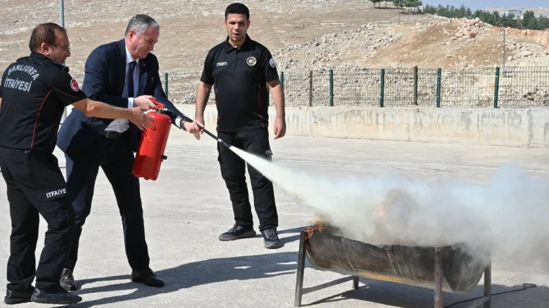 Şanlıurfa'da Okullarda Gerçeği Aratmayan Afet ve Tahliye Tatbikatı