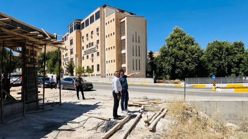 Savur'da Yeni Yaşam Alanı Çalışmaları Hızla Sürüyor