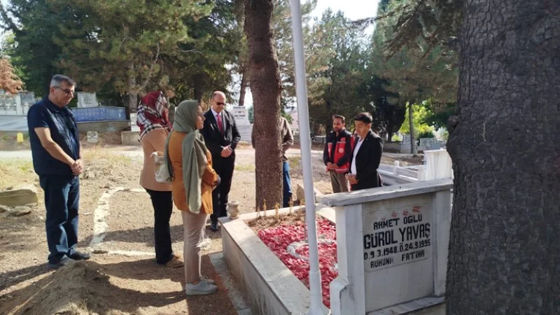Şehit İtfaiye Eri Gürol Yavaş Kabri Başında Anıldı
