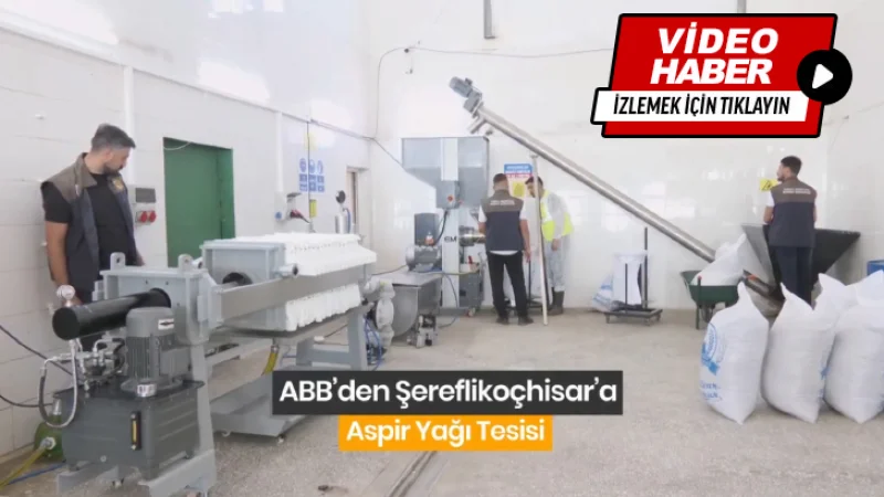 Şereflikoçhisar'da Aspir Soğuk Sıkım Pres Ünitesi Hizmete Girdi