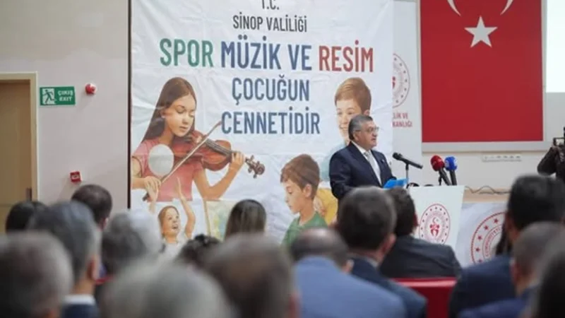 Sinop'ta 'Spor, Müzik ve Resim; Çocuğun Cennetidir' Projesinin Etki Analizi Paylaşıldı